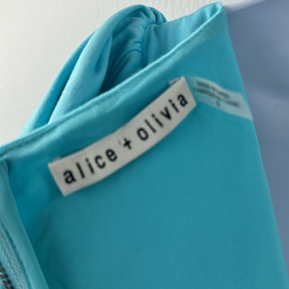 Alice + Olivia Shayla Puffed Sleeve Tiered Maxi Dress - Picture 11 of 12